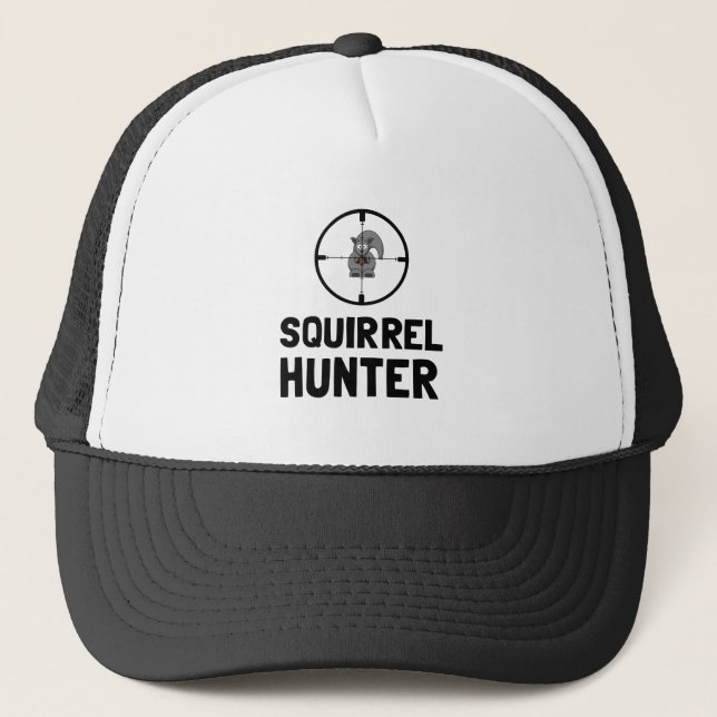 Squirrel Hunter Trucker Hat (Front)