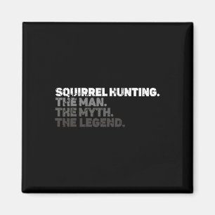 Squirrel Hunting Season Squirel Funny Vintage Hunt Magnet