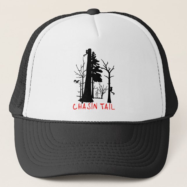 SQUIRREL HUNTING TRUCKER HAT (Front)