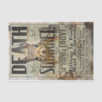 Squirrel Hunting Vintage Advertisement Decoupage