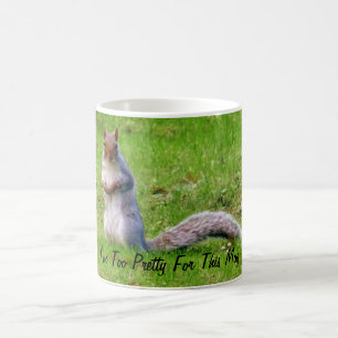 Squirrel I'm Too Pretty For This Mug