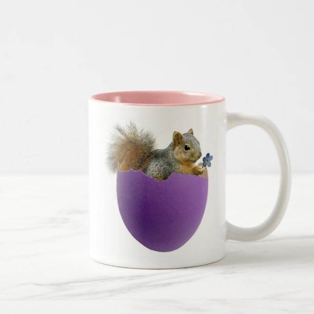 Squirrel in Eggshell Mug (Right)