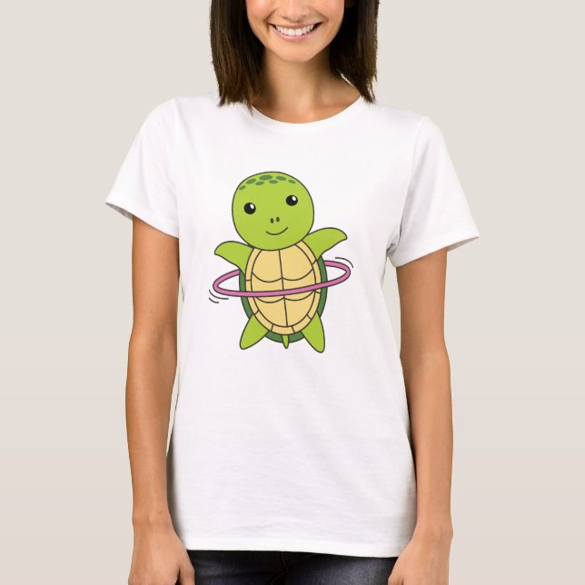 Squirrel In Plant Flower Pot Flower T-Shirt (Front)