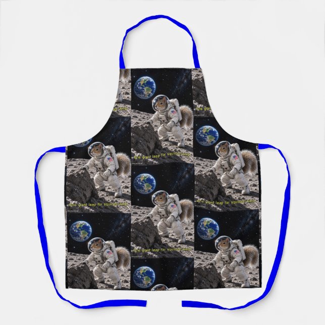 Squirrel in Space Apron (Front)