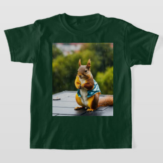 Squirrel in the Rain Tee