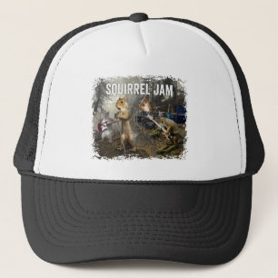 Squirrel Jam - funny rock band Trucker Hat