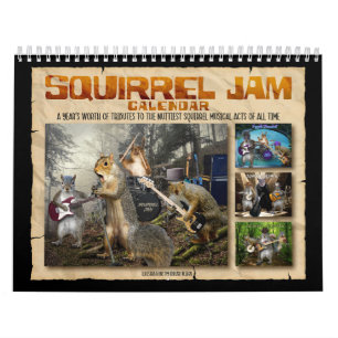 Squirrel Jam - Nutty Musicians Calendar