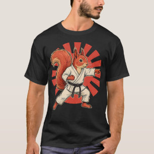Squirrel Karate Funny Martial Arts Judo Japan T-Shirt