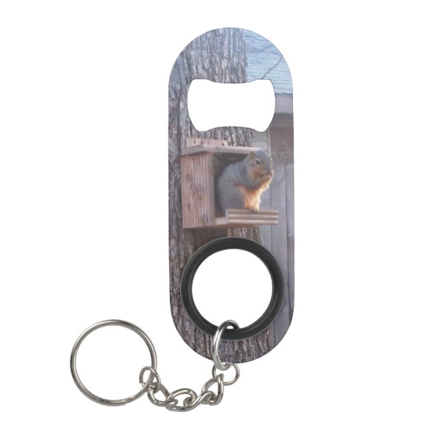 Squirrel Key Chain Bottle Opener (Front)