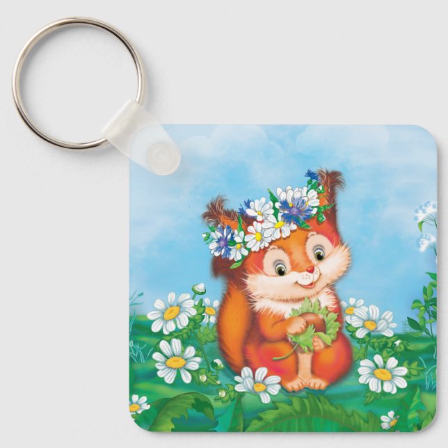 Squirrel   key ring (Front)