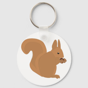 Squirrel Key Ring