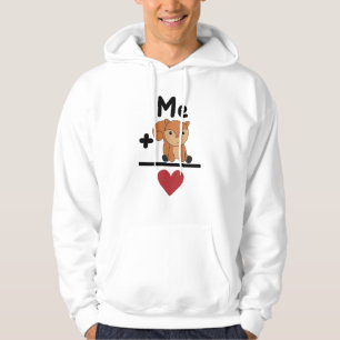 Squirrel Love Equation Forest Animals Heart Hoodie