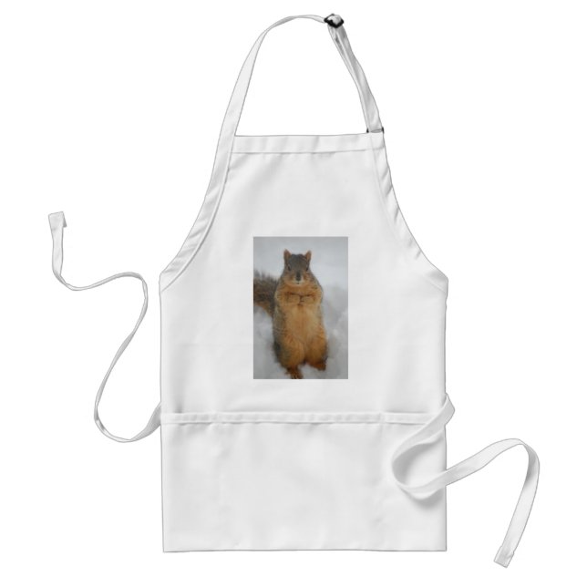 Squirrel Love Standard Apron (Front)