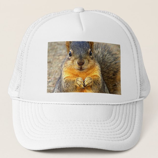 Squirrel Love_ Trucker Hat (Front)
