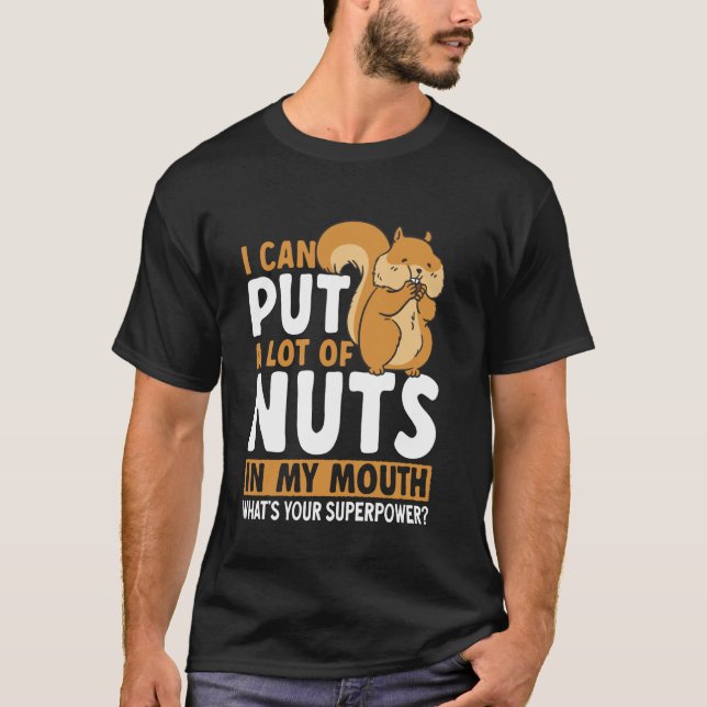 Squirrel Lover Squirrel Whisperer T-Shirt (Front)