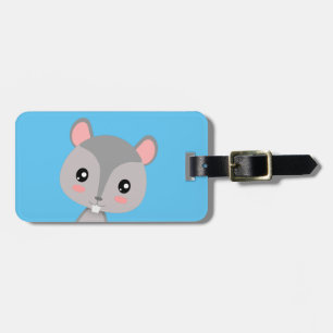Squirrel Luggage Tag