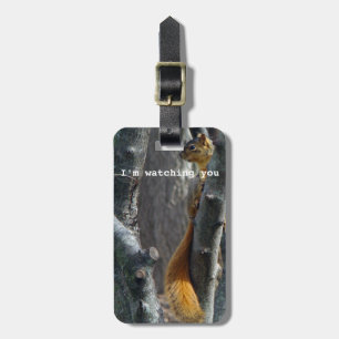 Squirrel Luggage Tag