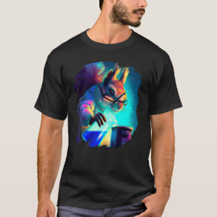 Squirrel Mad Scientist Mixing Chemicals Chemistry T-Shirt