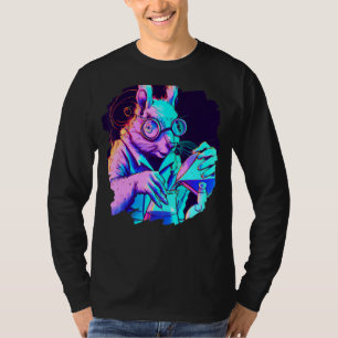 Squirrel Mad Scientist Mixing Chemicals Chemistry  T-Shirt