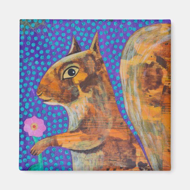 Squirrel Magnet (Front)