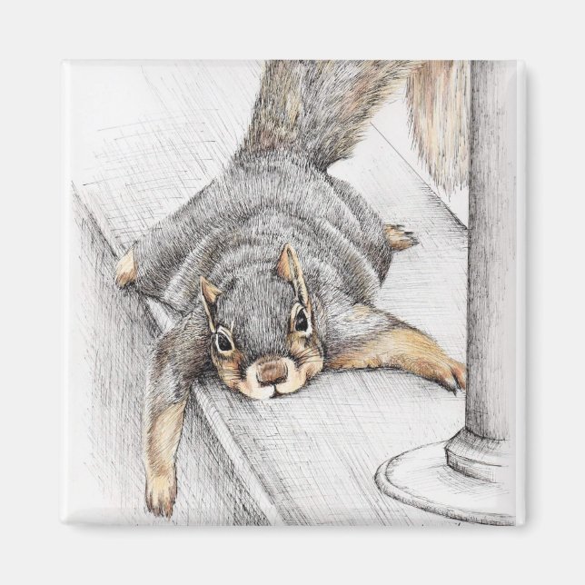 Squirrel Magnet (Front)
