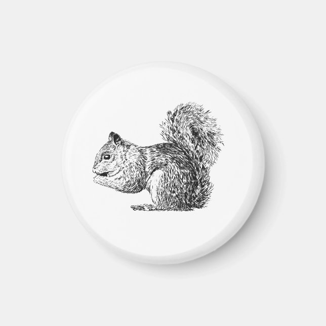 Squirrel Magnet (Front)