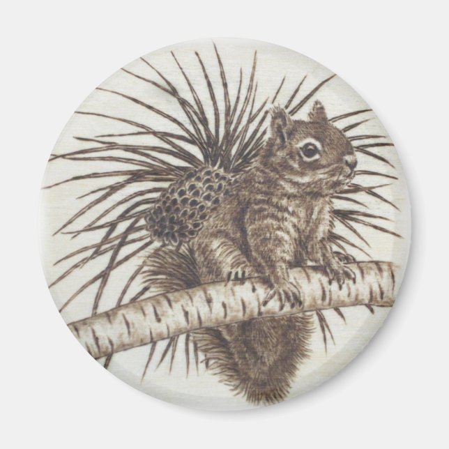 Squirrel Magnet - Scoiattolo calamita (Front)