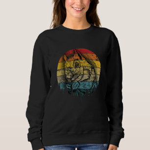 Squirrel Men Women Chipmunk Vintage Retro Sweatshirt