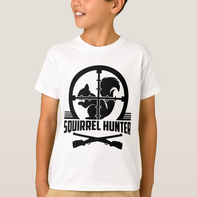 Squirrel Military AR15 Gun Protect Your Nuts T-Shirt (Front)