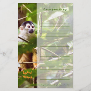 Squirrel Monkey Stationery