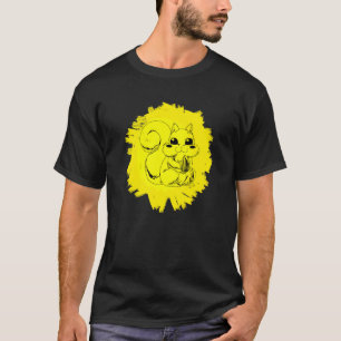 Squirrel Motif Animal Colourful Chipmunk Pet Desig T-Shirt