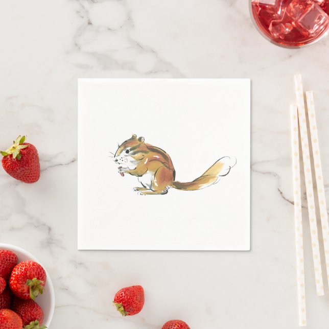 Squirrel Napkin (Insitu)