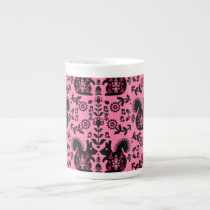 Squirrel Nordic Scandinavian Folk Art     Bone China Mug