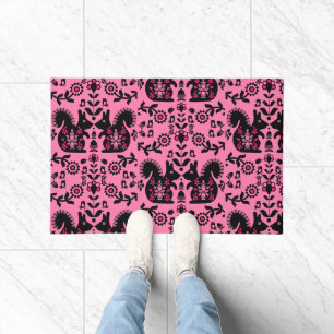 Squirrel Nordic Scandinavian Folk Art Doormat