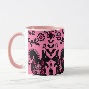 Squirrel Nordic Scandinavian Folk Art Mug