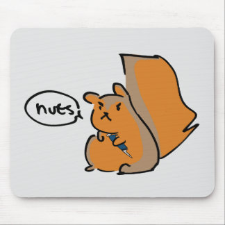Squirrel-Nuts failed science experiment Mouse Pad