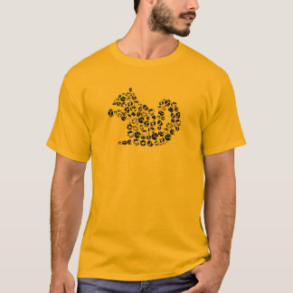 Squirrel of Nuts ( for light coloured shirts) T-Shirt