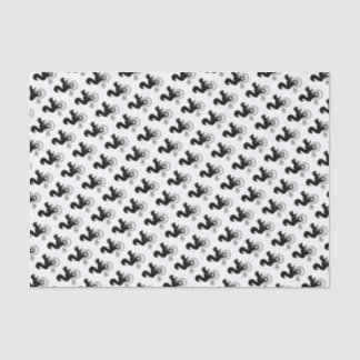 Squirrel or Chipmunk on Bike Tissue Paper