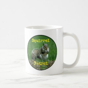 squirrel patrol coffee mug