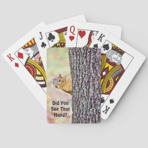Squirrel Playing Cards That Hand