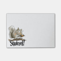 Squirrel Post-It Notes