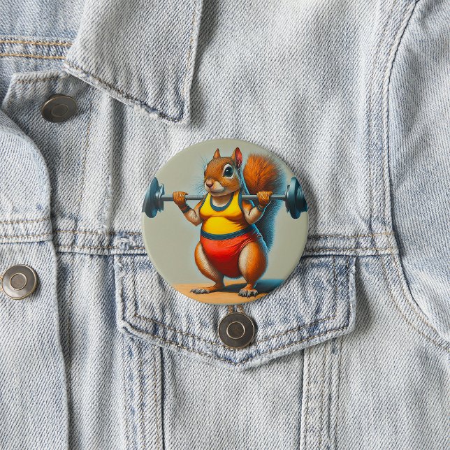 Squirrel Power 7.5 Cm Round Badge (Creator Uploaded)