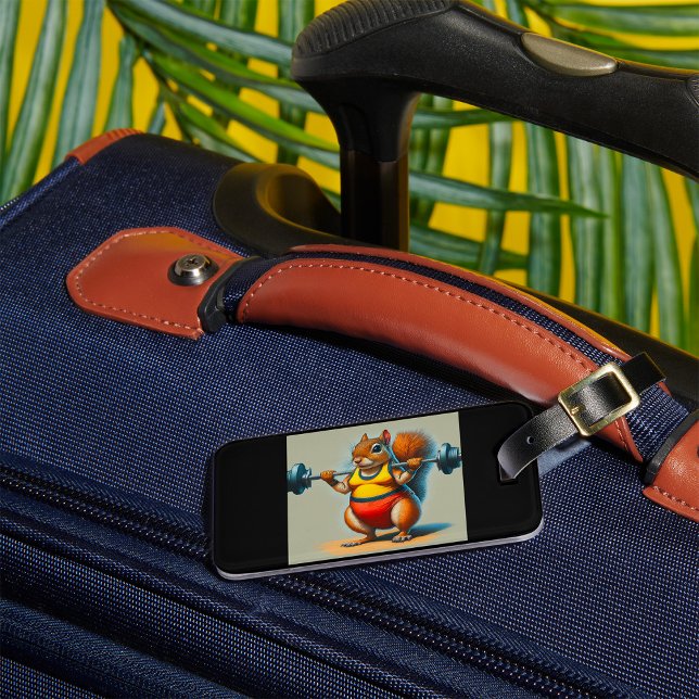 Squirrel Power Luggage Tag (Creator Uploaded)
