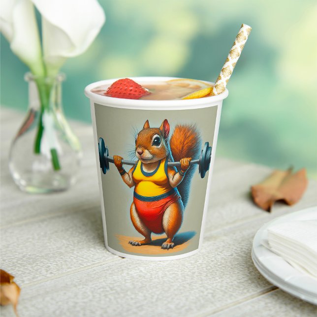 Squirrel Power Paper Cups (Creator Uploaded)