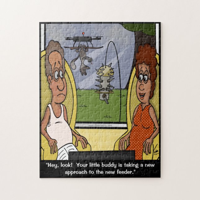 Squirrel Proof Jigsaw Puzzle 252 pieces (Vertical)