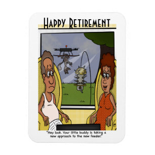 Squirrel Proof Retirement Magnet