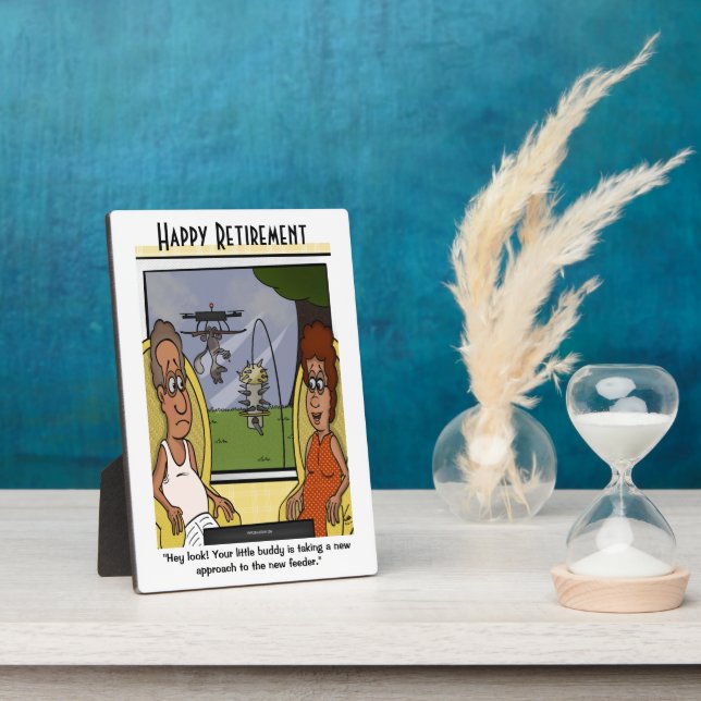 Squirrel Proof Retirement Plaque (Side)