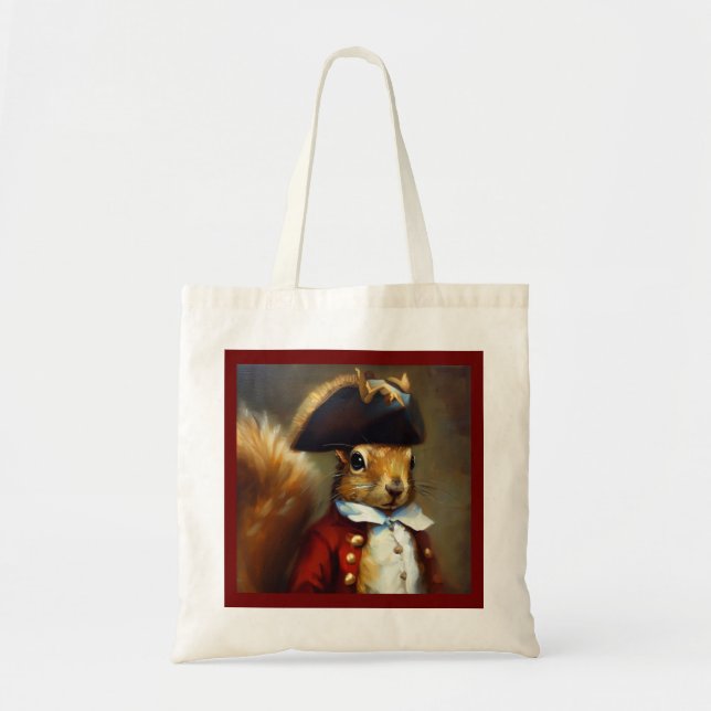 Squirrel Redcoat Tote Bag (Front)