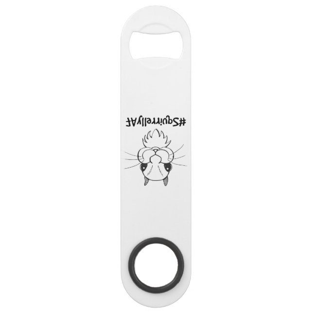 Squirrel Rehab | SquirrellyAF Bottle Opener (Front)