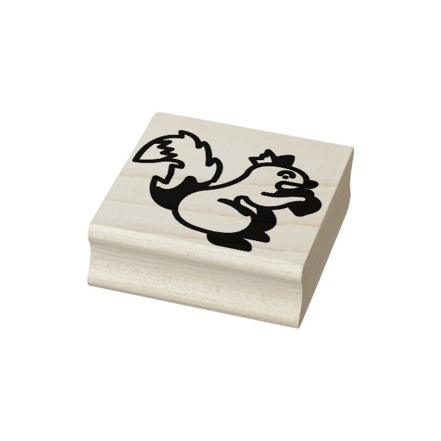 squirrel rubber stamp (Stamp)